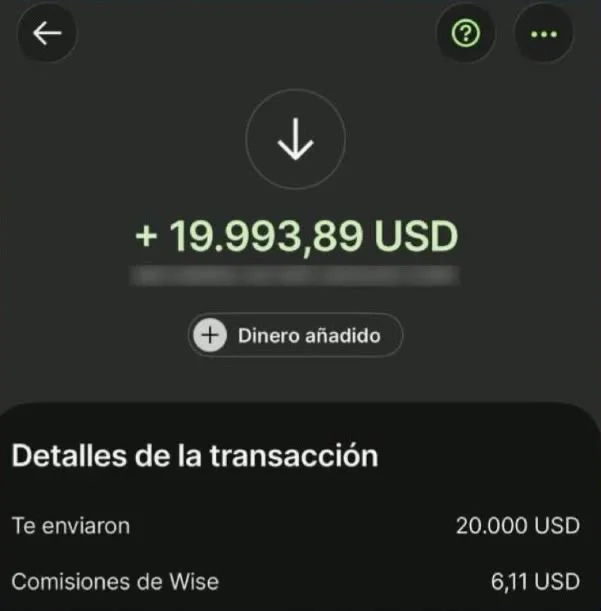 Captura de pagos de Rich Consulting